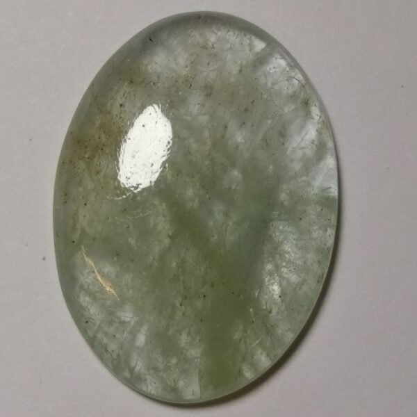 Aquamarine/green beryl cabochon 056