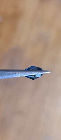 7mm round London-blue topaz double rose-cut variant - Image 2