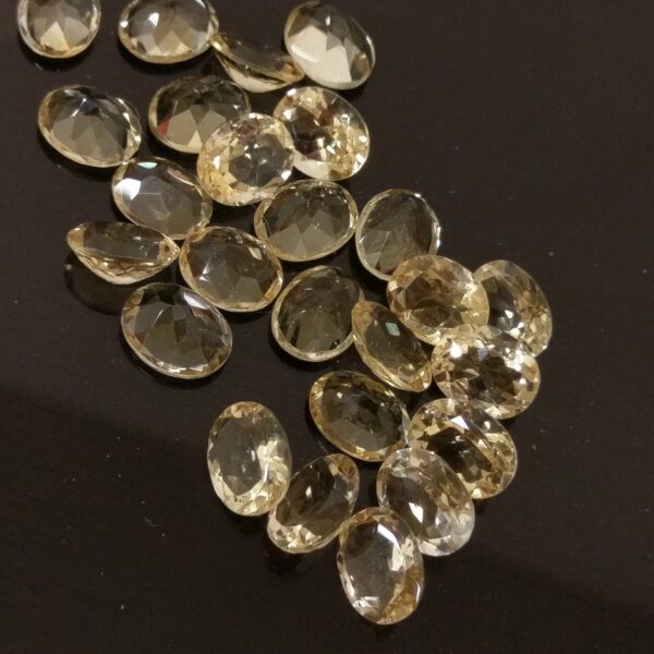 10x8mm oval citrine facet