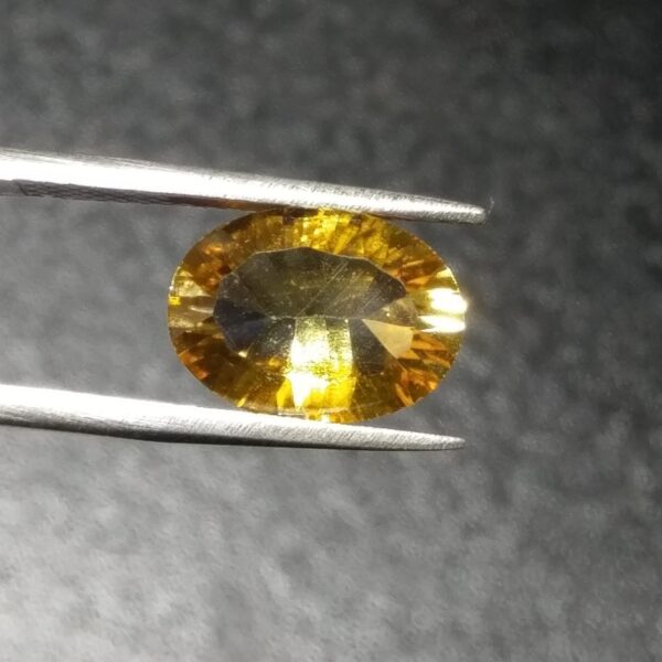 10x8mm oval Citrine fantasy cut 029