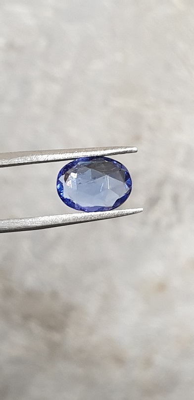 10.4x7.9x3.4mm Oval Cut Tanzanite Faceted Loose Stone for Custom Rings - Image 2