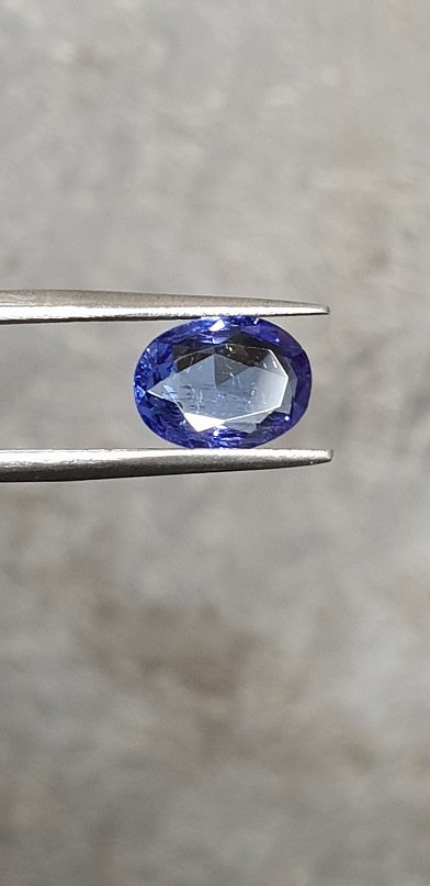 10.4x7.9x3.4mm Oval Cut Tanzanite Faceted Loose Stone for Custom Rings - Image 3