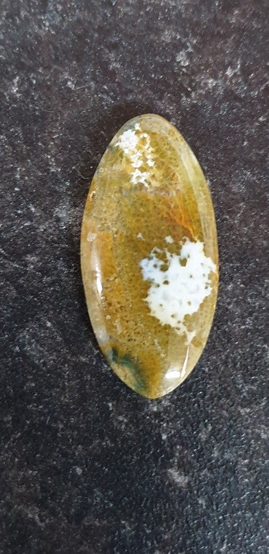 38x18mm Ocean jasper cabochon