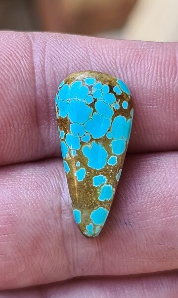 28x13mm Mine #8 turquoise cabochon