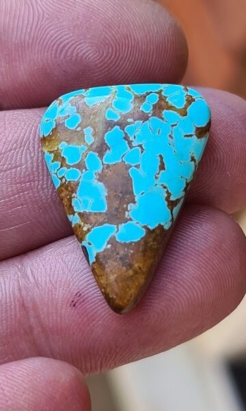 29x21mm Mine #8 turquoise cabochon
