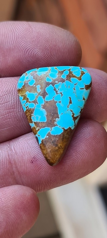 29x21mm Mine #8 turquoise cabochon