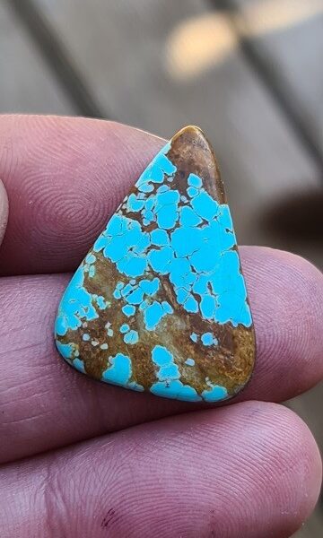 29x21mm Mine #8 turquoise cabochon