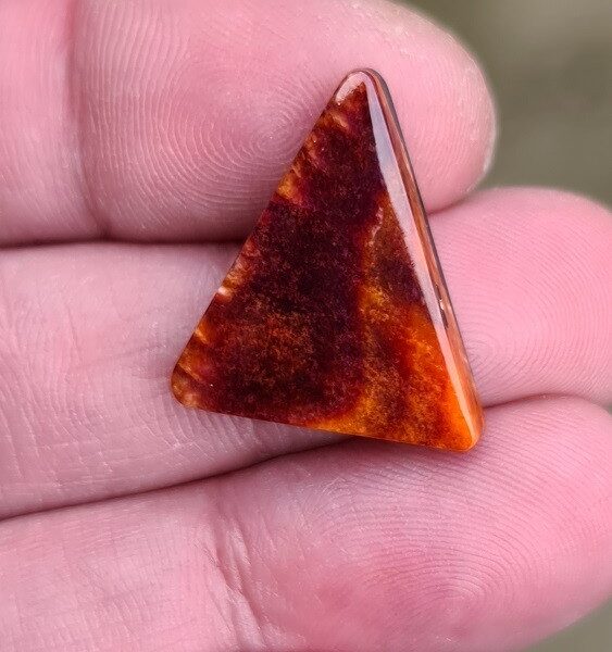 23x20mm spiny oyster shell cabochon