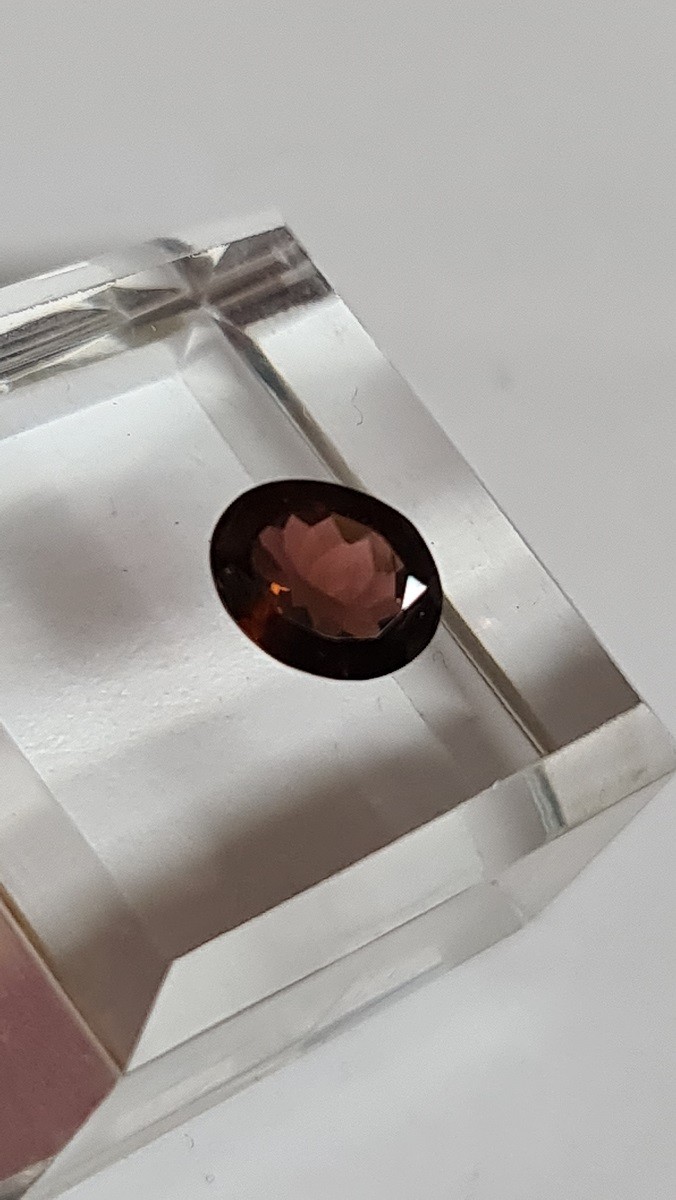 9.2x7.1mm Brazilian tourmaline facet