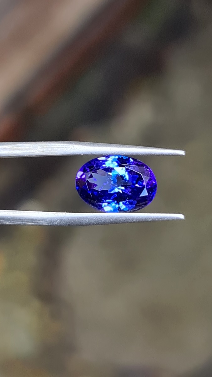 10.10mm Tanzanite Oval Facet for Custom Ring Setting