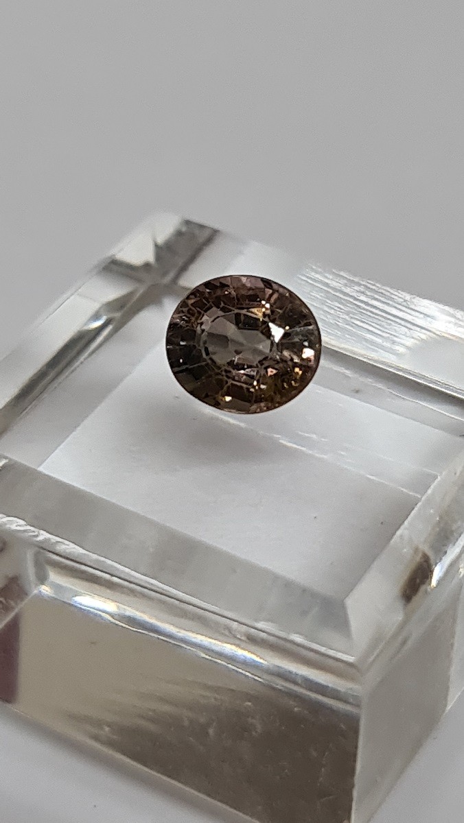 9x7.6mm Brazilian tourmaline facet