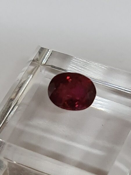 9.6x7.6mm Brazilian tourmaline facet