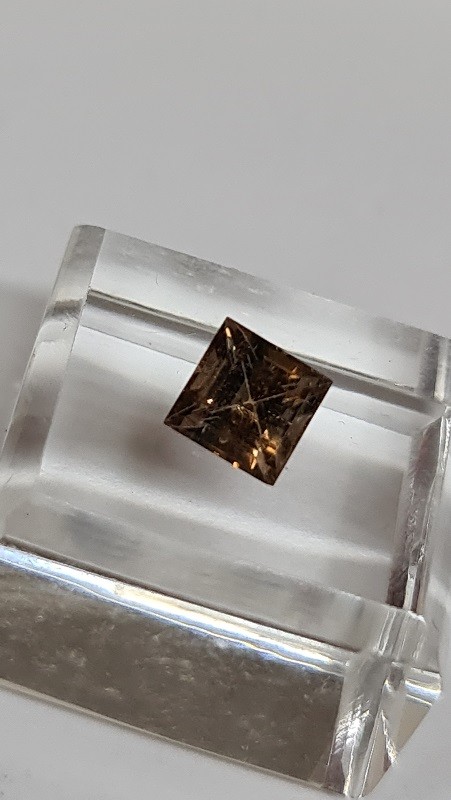 7.9x7.8mm Brazilian tourmaline facet