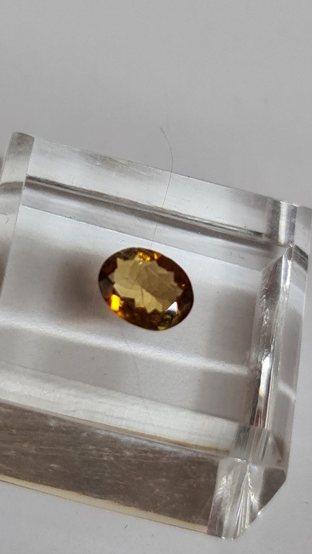 8.7x6.8mm Brazilian tourmaline facet
