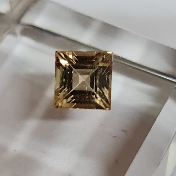 6.8x6.7mm Brazilian tourmaline facet
