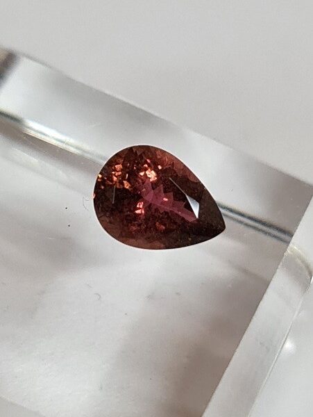 8.6x4.6mm Brazilian tourmaline facet