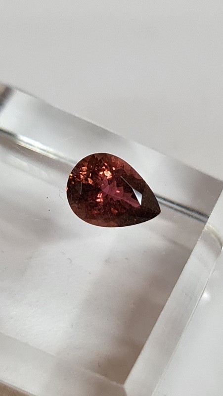8.6x4.6mm Brazilian tourmaline facet