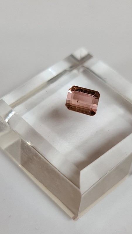 6.9x5.5mm Brazilian tourmaline facet