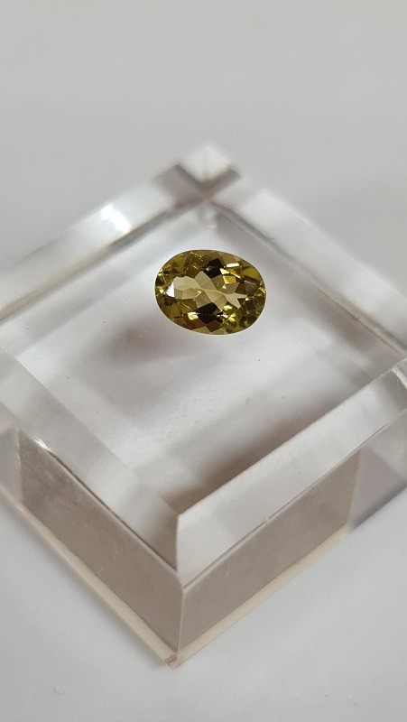8.1x6.1mm Brazilian tourmaline facet