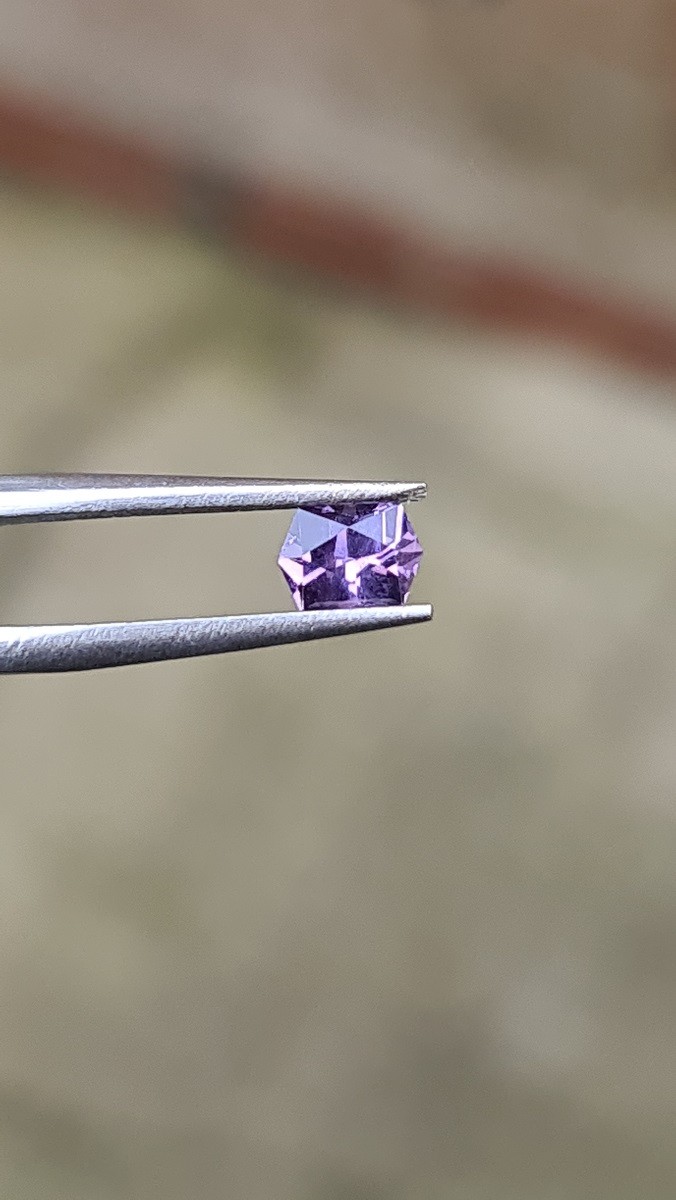 5.4x3.9mm fancy-cut spinel facet