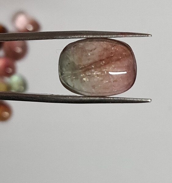 17.5x13mm Brazilian tourmaline cabochon