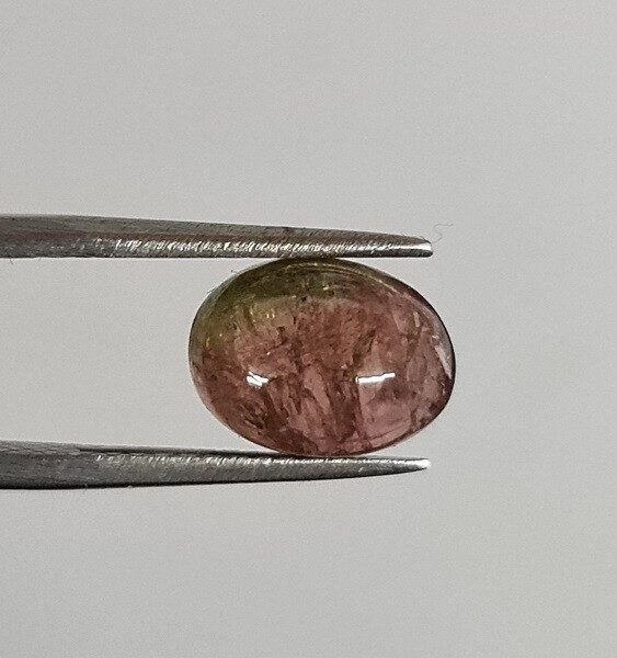 11.5x8.5mm Brazilian tourmaline cabochon