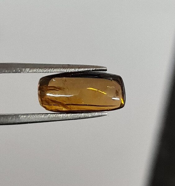 14.3x6.6mm Brazilian tourmaline cabochon