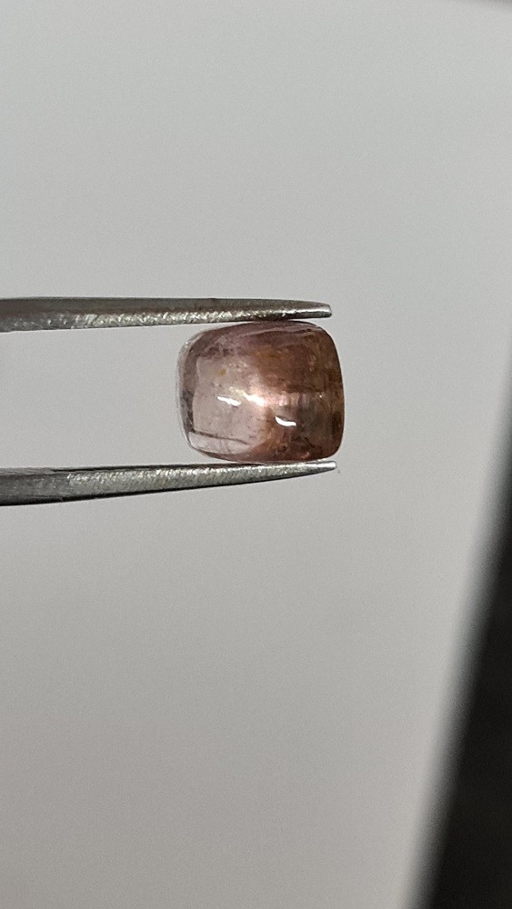 9.5x7.5mm Brazilian tourmaline cabochon