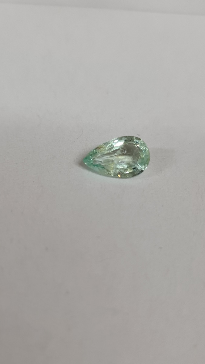 8.7x5.5mm Ethiopian emerald facet