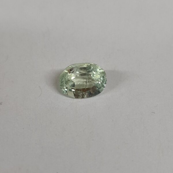 8.7x6.7mm Ethiopian emerald facet