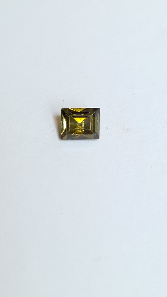 8.2x6.7mm Brazilian tourmaline facet