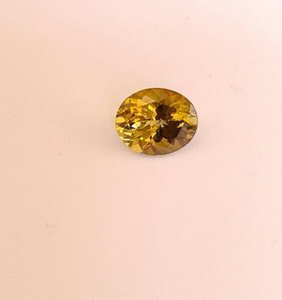 11x9.2mm Brazilian tourmaline facet