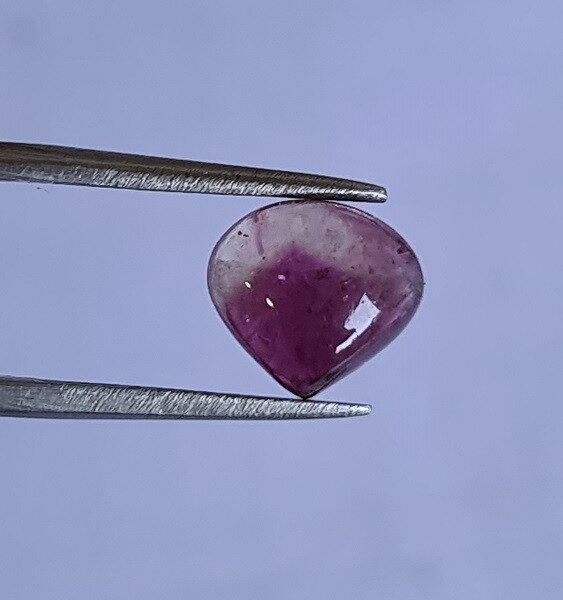 10x9mm Brazilian watermelon tourmaline cabochon