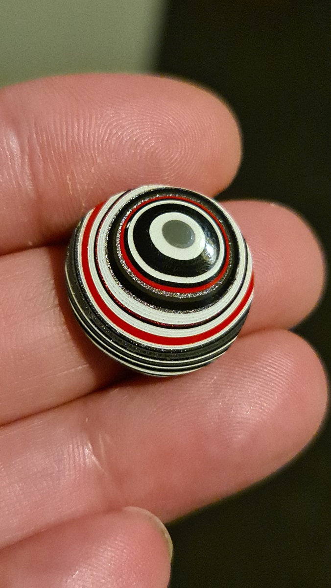 21mm freeform Fordite cabochon