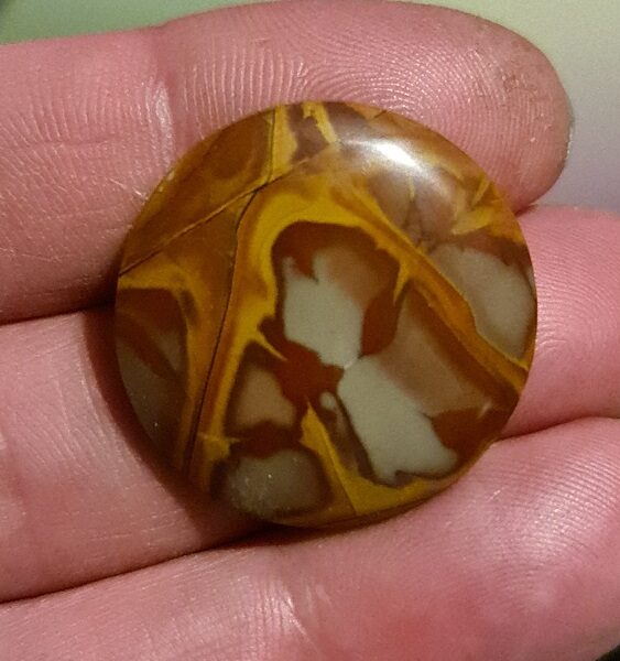 28mm round Noreena jasper cabochon
