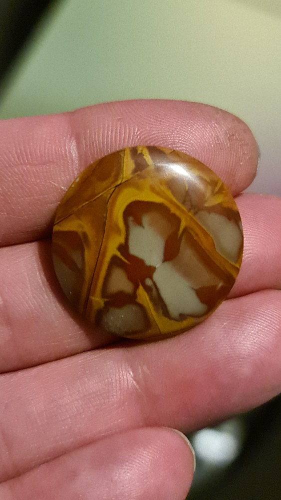 28mm round Noreena jasper cabochon