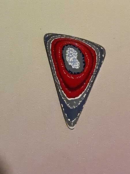 34x23mm freeform modern BOATite cabochon