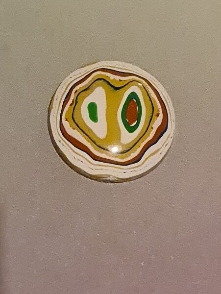 21mm round 1960s Larsen boatyard boatite cabochon