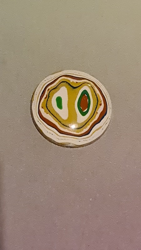 21mm round 1960s Larsen boatyard boatite cabochon