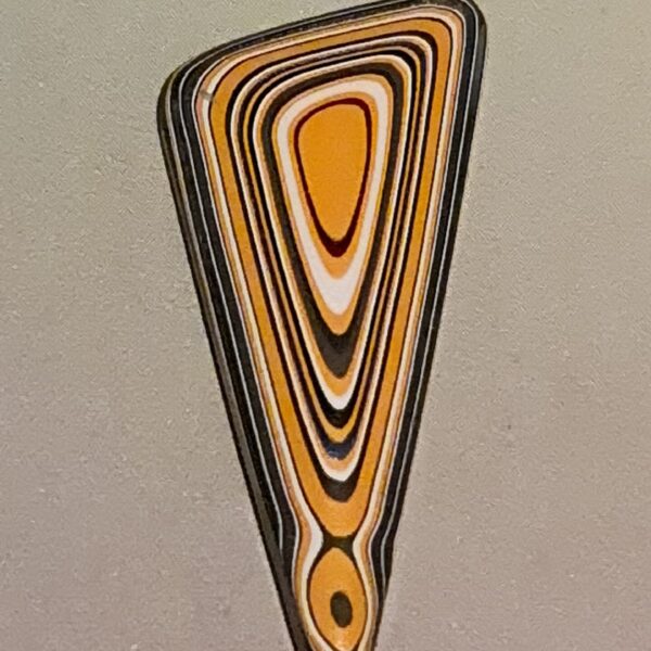 38x20mm freeform Fordite cabochon