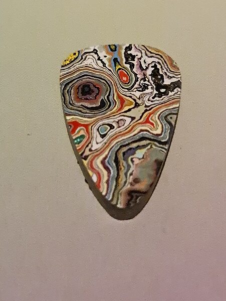 36x23mm pear freeform GRAFFite cabochon