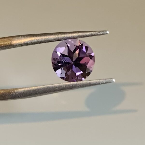 7mm round-cut, Brazilian Amethyst Facet
