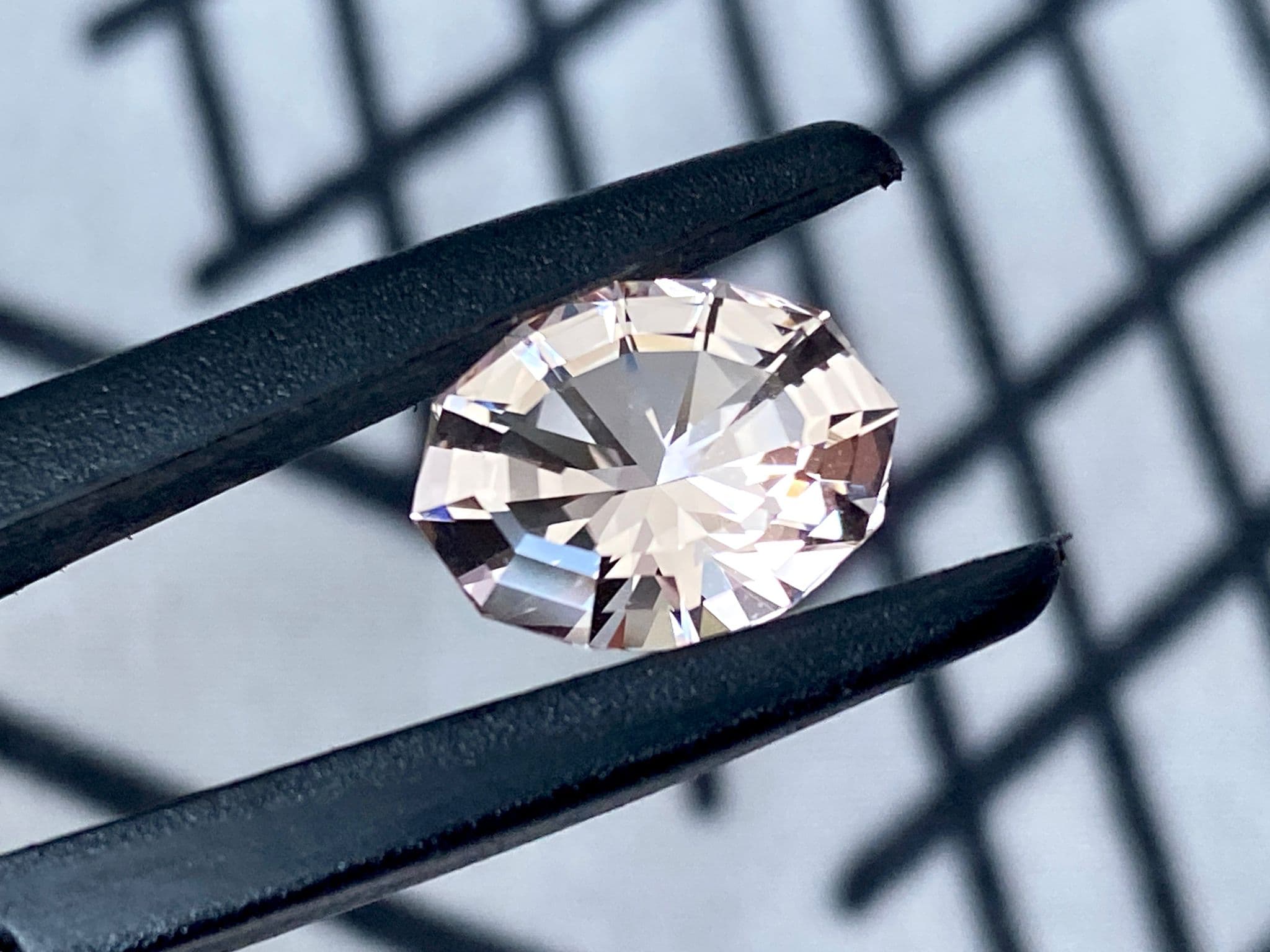 Brazilian Morganite Precision-Cut Faceted Pair for Luxury Earring Making - Image 3