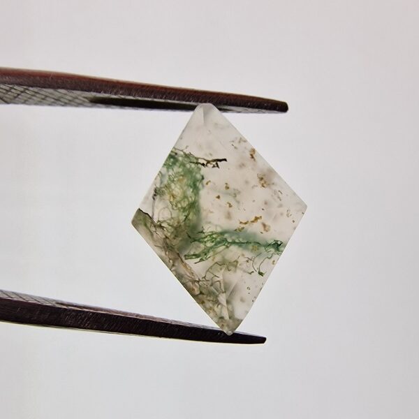 16x12mm Moss Agate Cabochon for Silversmithing & Jewellery Making