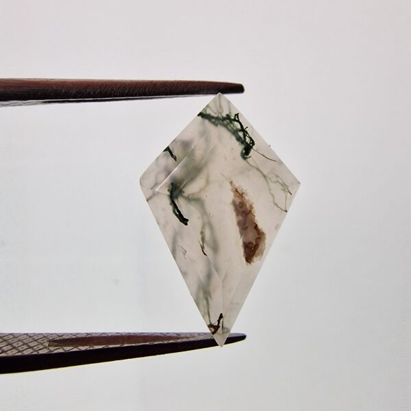 19x12mm Moss Agate Loose Gemstone for Custom Ring Making