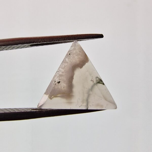 13x13mm moss agate picture cabochon