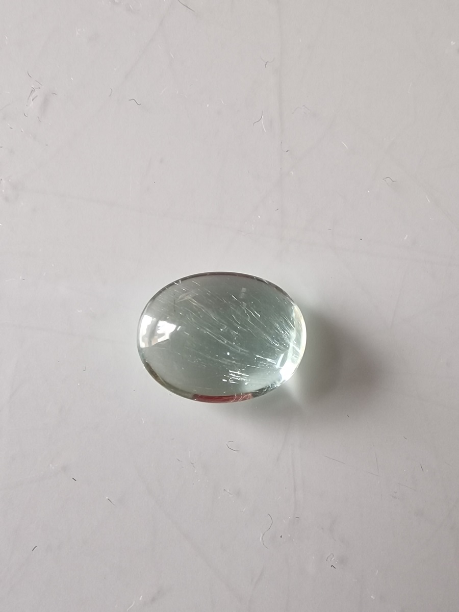 11x9mm Nigerian aquamarine cabochon