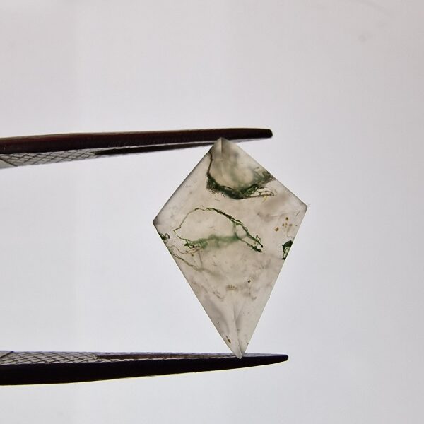 17x12mm moss agate picture cabochon