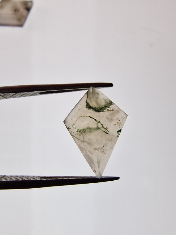 17x12mm moss agate picture cabochon