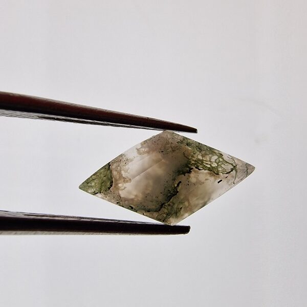 17x9mm moss agate picture cabochon